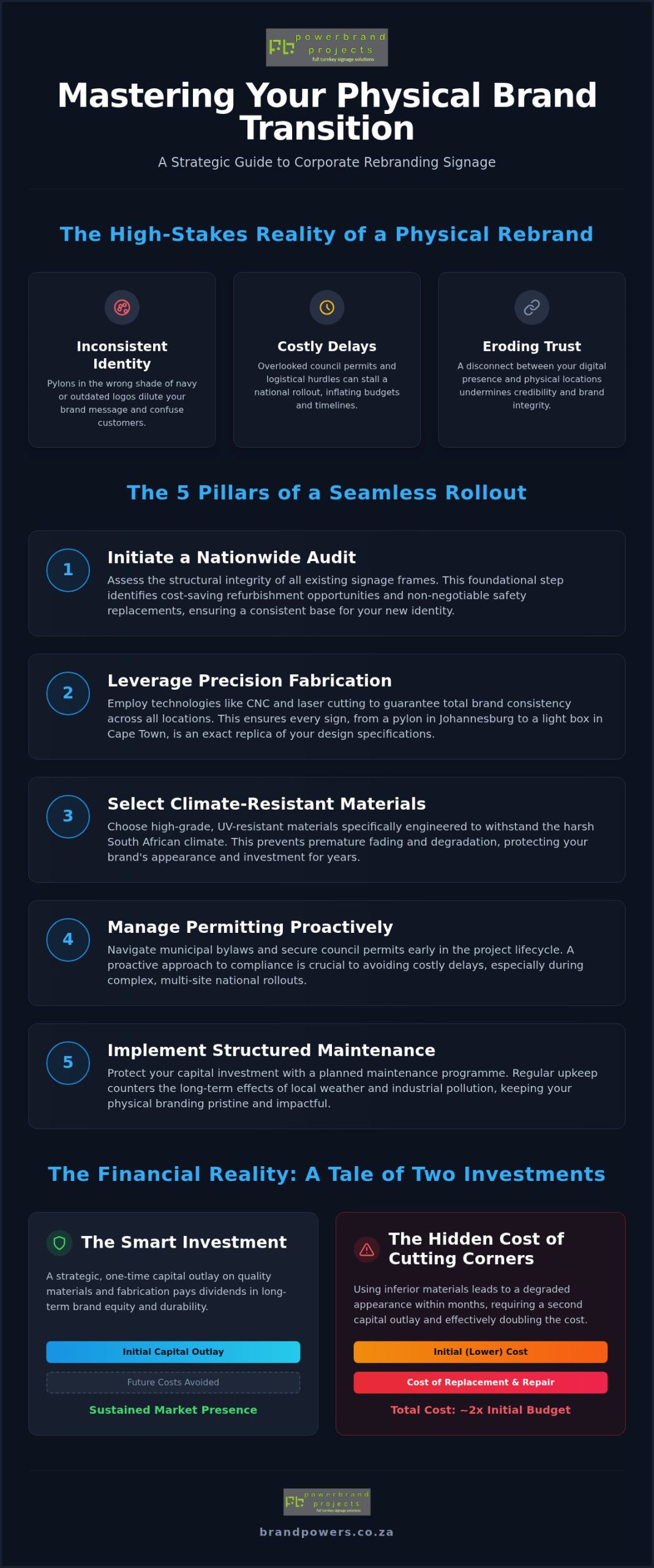 5 Pillars of Successful Corporate Rebranding Signage: A Strategic Checklist